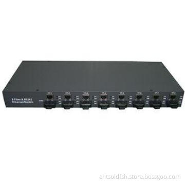 100M 8 Port Fiber Optic Network Switch 100Base-Fx Auto-Nego